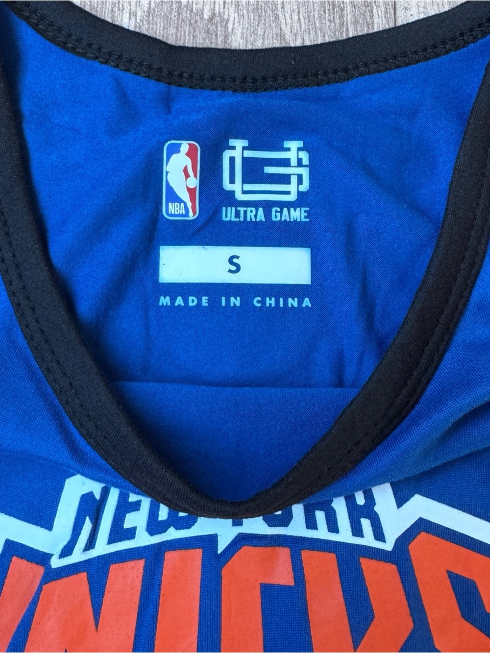 New York Knicks Blue Basketball Tank Top Small Kids - Picture 10 of 11
